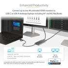Kép 8/10 - StarTech.com 109B-USBC-HDMI video digitalizáló adapter 3840 x 2160 pixelek Szürke