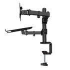 Kép 6/9 - Techly ICA-LCD 174NB Forgatható asztali tartó 13-32" monitorhoz és 17" laptophoz
