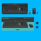 Kép 10/10 - Logitech 920-008685 billentyűzet Egér mellékelve Univerzális Vezeték nélküli RF QWERTY Nemzetközi amerikai Fekete