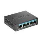 Kép 2/8 - D-Link DMS-105 Beállítást nem igénylő (unmanaged) L2 2.5G Ethernet (100/1000/2500) Fekete