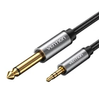 Kép 2/3 - Audiokábel mini jack 3,5 mm-es férfi jack 6,35 mm-es férfi Vention BCYHF 1m