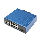 Kép 1/5 - Digitus DN-651157 hálózati kapcsoló Vezérelt L2 Gigabit Ethernet (10/100/1000) Fekete, Kék