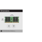 Kép 6/10 - HP RAM DDR4 SO-DIMM 16GB (1x8GB) 3200MHz (8C4X9AA)