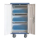 Kép 1/10 - Techly I-CABINET-30DTY Töltőszekrény 30 laptophoz és táblagéphez, 30 AC 230V aljzattal