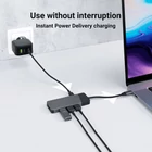 Kép 6/9 - Green Cell HUBGC01 hálózati csatlakozó USB C-típus 5000 Mbit/s Ezüst