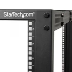 Kép 5/10 - StarTech.com 4POSTRACK25U állvány 25U Szabadonálló állvány Fekete