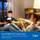 Kép 3/10 - TP-Link Tapo L535E Intelligens izzó Wi-Fi/Bluetooth