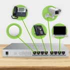 Kép 7/8 - Zyxel GS1008HP Beállítást nem igénylő (unmanaged) Gigabit Ethernet (10/100/1000) Ethernet-áramellátás (PoE) támogatása Szürke