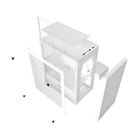 Kép 9/9 - Darkflash M305 számítógépház ventilátorok nélkül (Fehér)