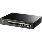 Kép 2/3 - Cudy GS1010PE hálózati kapcsoló Gigabit Ethernet (10/100/1000) Ethernet-áramellátás (PoE) támogatása Fekete