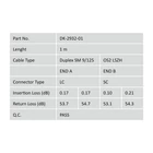 Kép 6/6 - Digitus DK-2932-01 Egymódú Optikai Kábel LC-től SC-ig 1m Teljes Dupleksz