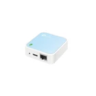 Kép 2/7 - TP-Link TL-WR802N vezetéknélküli router Fast Ethernet Egysávos (2,4 GHz) Kék, Fehér