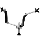 Kép 6/10 - StarTech.com ARMDUAL30 asztali TV konzol 76,2 cm (30") Fekete, Ezüst