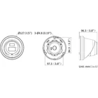 Kép 2/2 - Hikvision DS-2CD2383G2-LI2U(2.8mm) 8 MP Acusense Okos Hibrid Fény Fix Turret Hálózati Kamera