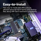 Kép 5/6 - Crucial P310 4 TB M.2 PCI Express 4.0 NVMe