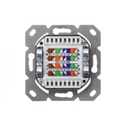 Kép 5/5 - Fali aljzat 2x RJ45, árnyékolt, LSA, cat.5e, címke mező, porálló, fehér