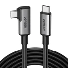 Kép 1/3 - Ugreen US551 USB-C – USB-C kábel, VR, 5 Gbps, 5 m (fekete)