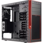 Kép 2/3 - Supermicro SuperChassis GS50-000R Midi Tower Fekete, Vörös