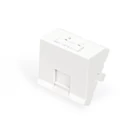 Kép 1/6 - Digitus DN-93802-6-SH kapcsolókeret és vakdugó Fehér