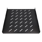Kép 3/5 - Extralink FIXED SHELF FOR 800MM DEPTH CABINET,19\" 500MMX1U, BLACK Rack polc