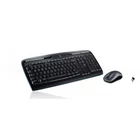 Kép 2/8 - Logitech Wireless Combo MK330 billentyűzet Egér mellékelve Irodai USB QWERTY Nemzetközi amerikai Fekete