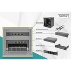 Kép 1/7 - Digitus DN-10-SET-1-B állvány 6U Falra szerelhető állvány Fekete
