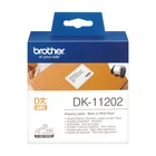 Kép 3/3 - Brother DK-11202 címkéző szalag Fehéren fekete