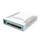 Kép 1/2 - Mikrotik CRS106-1C-5S hálózati kapcsoló Gigabit Ethernet (10/100/1000) Ethernet-áramellátás (PoE) támogatása Fehér