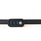 Kép 4/10 - Techly IUSB3-HUB3-ROTB USB 3.0 3-portos elosztó forgatható USB-A csatlakozóval