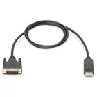 Kép 2/3 - Digitus AK-340301-050-S video átalakító kábel 5 M DisplayPort DVI-D Fekete