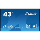Kép 1/10 - IIYAMA LH4360UHS-B2AG 43inch 3840x2160 UHD VA panel 25perc 500cd/m Landscape and Portrait
