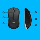 Kép 8/10 - Logitech 920-008685 billentyűzet Egér mellékelve Univerzális Vezeték nélküli RF QWERTY Nemzetközi amerikai Fekete