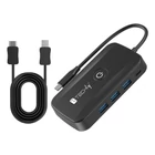 Kép 1/10 - Techly IDATA USBC-HUB5WL Vezeték nélküli USB-C HDMI 1080p videó adó 30m-ig