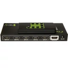 Kép 5/8 - Techly IDATA HDMI-4K51 HDMI 1.4 5x1 4K60Hz kapcsoló távirányítóval