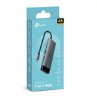 Kép 4/10 - TP-Link UH7021C hálózati csatlakozó USB C-típus 5000 Mbit/s Alumínium, Fekete