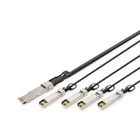 Kép 1/3 - Digitus DN-81322 InfiniBand és száloptikai kábel 2 M SFP+ 4x QSFP+ Fekete