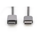 Kép 2/2 - Digitus DB-340305-018-S video átalakító kábel 1,8 M DisplayPort HDMI Fekete