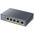 Kép 2/5 - Cudy GS1005P hálózati kapcsoló Gigabit Ethernet (10/100/1000) Ethernet-áramellátás (PoE) támogatása Szürke