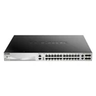 Kép 2/4 - D-Link DGS-3130-30PS/E hálózati kapcsoló Vezérelt L3 Gigabit Ethernet (10/100/1000) Ethernet-áramellátás (PoE) támogatása Szürke