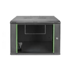 Kép 6/9 - Digitus DN-19 09-U-EC-SW állvány 9U Falra szerelhető állvány Fekete