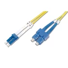 Kép 1/5 - Digitus DK-2932-02 száloptikás kábel 2 M LC SC I-VH OS2 Sárga