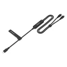 Kép 1/4 - Digitus AK-300170-018-S 2 az 1-ben USB-C töltőkábel, 140 W, 1,8 m