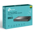 Kép 4/7 - TP-Link TL-SG1210MPE hálózati kapcsoló Vezérelt L2 Gigabit Ethernet (10/100/1000) Ethernet-áramellátás (PoE) támogatása Fekete