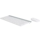 Kép 2/5 - Logitech 920-009201 billentyűzet Egér mellékelve Univerzális Vezeték nélküli RF QWERTY Északi Fehér
