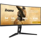 Kép 1/10 - iiyama GCB3486WQSCP-B1 34 hüvelykes VA 3440x1440 500cd/m2 0,4ms 2xHDMI 2xDP USB