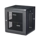 Kép 1/7 - StarTech.com RK12WALHM állvány 12U Falra szerelhető állvány Fekete