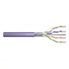 Kép 1/3 - DIGITUS Cat.6 telepítési kábel, F/UTP, Dca, AWG 23/1, LSOH, 100 m, lila