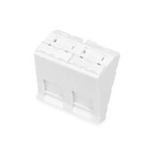 Kép 1/6 - Digitus DN-93802-7-SH kapcsolókeret és vakdugó Fehér