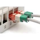 Kép 2/5 - Zöld színű RJ45 dugaszhoz való színes klipsz, 100 db/csomag.