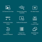Kép 4/6 - TP-Link VIGI NVR4032H hálózati képrögzítő (NVR) Fekete